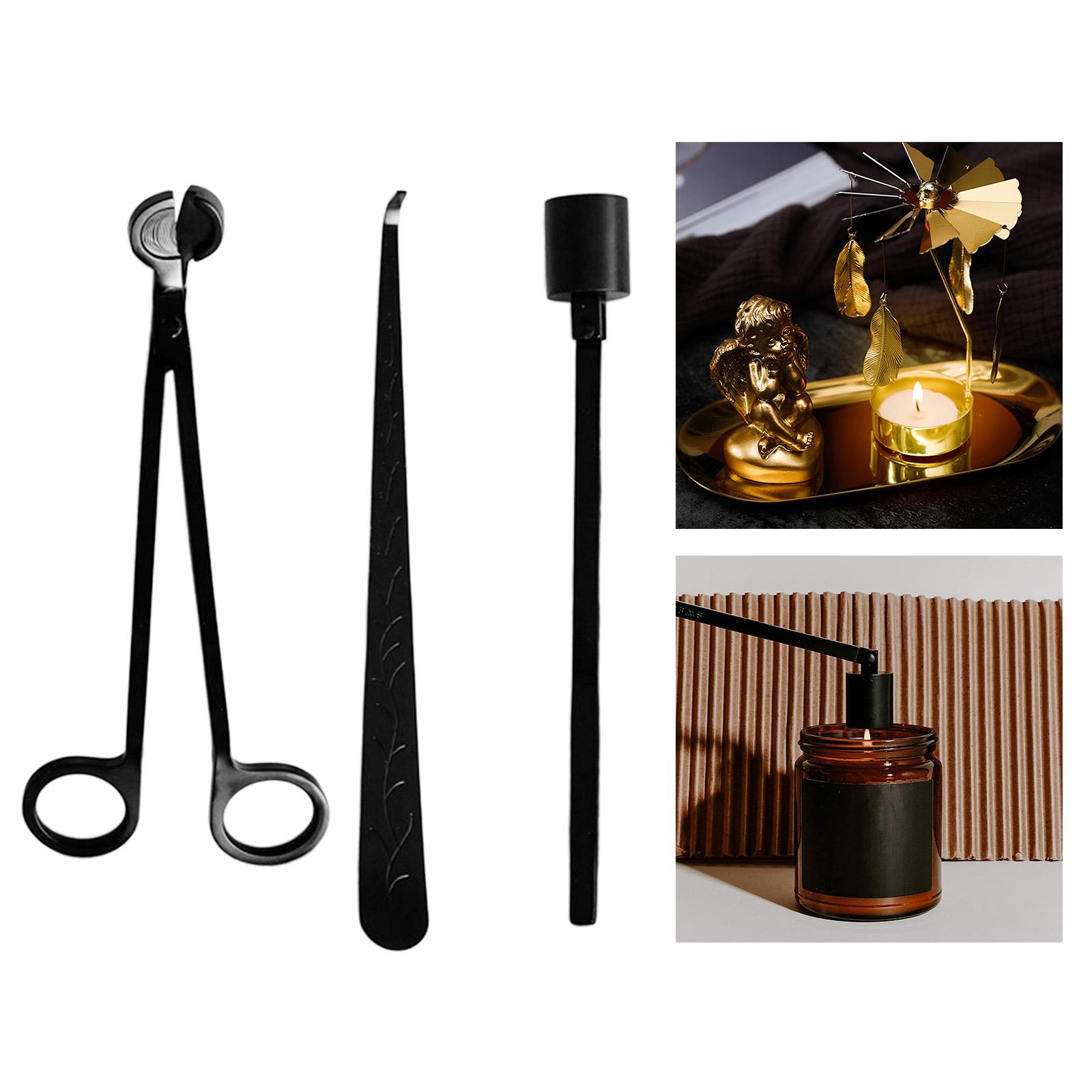 Wick Dipper Tool - Zestaw 3 szt. czarnych narzędzi do
