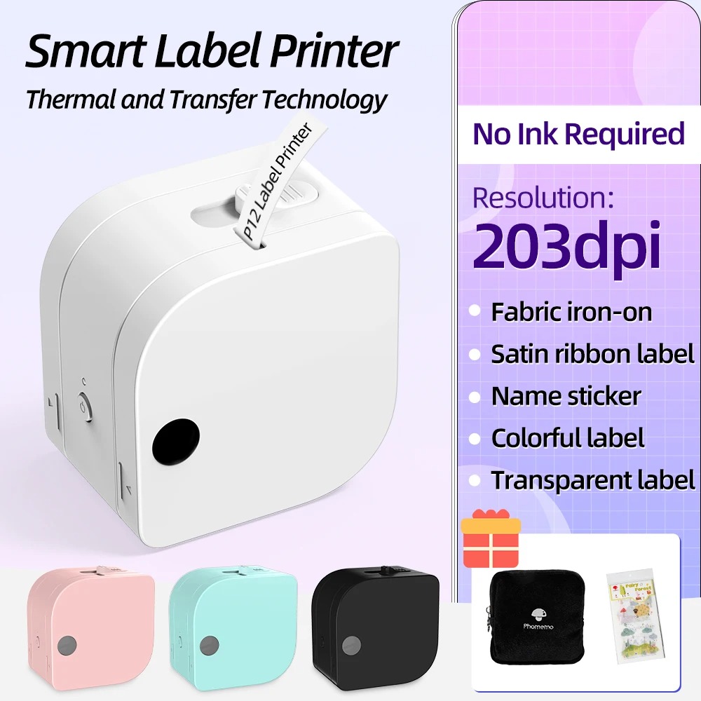 P12 Mini maszyna do tworzenia  – Sticker Label Template recenzja i cena